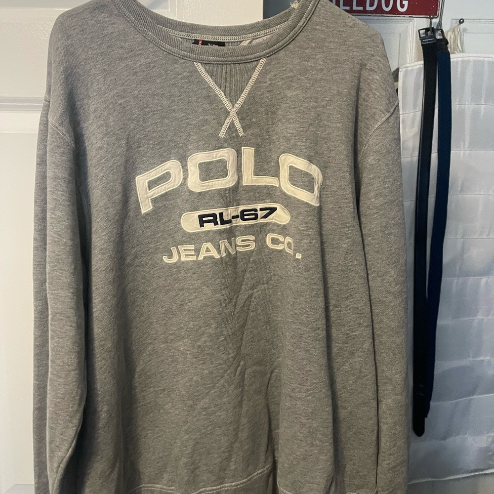 Mens Polo Heavy Sweater